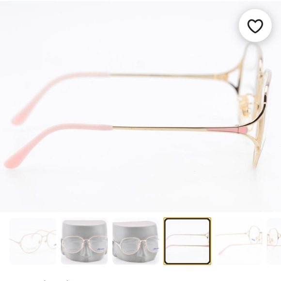 Vintage 90s Ellesse Pink Gold Square Frames - Picture 2 of 6